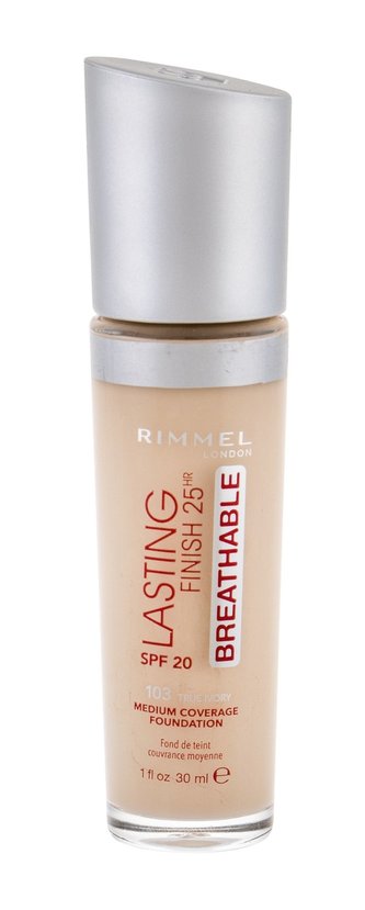 Rimmel London Lasting Finish Makeup Breathable 30 ml 103 True Ivory 25HR SPF20 pro ženy
