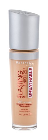 Rimmel London Lasting Finish Makeup Breathable 30 ml 203 True Beige 25HR SPF20 pro ženy
