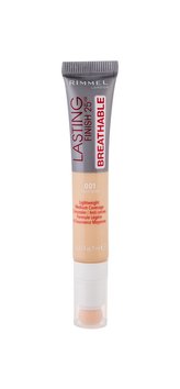 Rimmel London Lasting Finish Korektor Breathable 7 ml 001 Light Ivory 25HR pro ženy