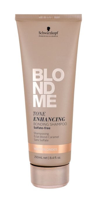 Schwarzkopf Blond Me Šampon Tone Enhancing 250 ml Warm Blondes Bonding Shampoo pro ženy