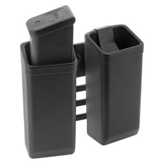 Pouzdro dvojité rotační MOLLE pro dvouřadý zásobník 9mm LUGER Pouzdro dvojité rotační MOLLE pro dvouřadý zásobník 9mm LUGER
