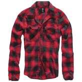 Košile CHECK kostkovaná ČERVENÁ/ČERNÁ vel.XXL