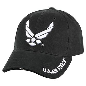 Čepice DELUXE NEW WING AIR FORCE baseball ČERNÁ