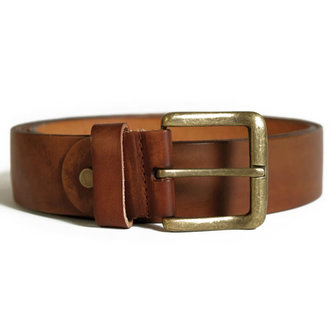 Opasek kožený do kalhot HNĚDÝ vel.100