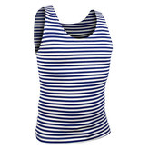 Tílko MARINE proužkované TMAVĚ MODRÉ vel.3XL