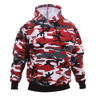 Mikina s kapucí RED CAMO vel.XL