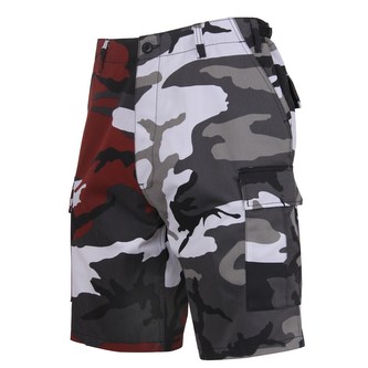 Kraťasy dvoubarevné BDU RED/CITY CAMO vel.XL