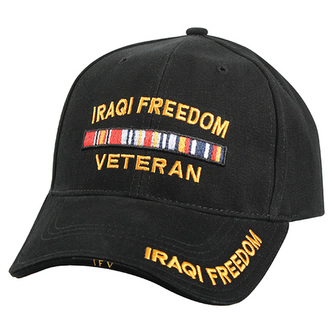 Čepice DELUXE IRAQI FREEDOM baseball ČERNÁ