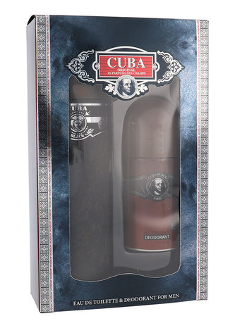 Cuba Black toaletní voda 100 ml + deodorant 50 ml