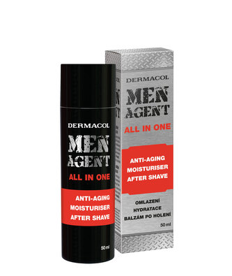 Dermacol Men Agent Balzám po holení Anti-Aging Moisturiser After Shave 50 ml All In One pro muže