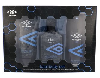 UMBRO Ice toaletní voda 75 ml + sprchový gel 150 ml + deodorant 150 ml