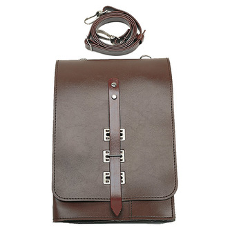 Taška na mapy NVA koženková HNĚDÁ použitá