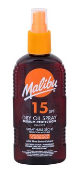 Malibu Dry Oil Spray Opalovací přípravek na tělo 200 ml SPF15 pro ženy