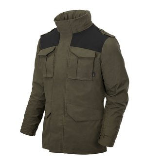 Bunda COVERT M65 TAIGA GREEN/ČERNÁ vel.3XL