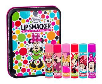 Lip Smacker Disney balzám na rty 6 x 4 g + plechová krabička