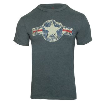 Triko VINTAGE ARMY AIR CORP MODRÉ vel.XXL