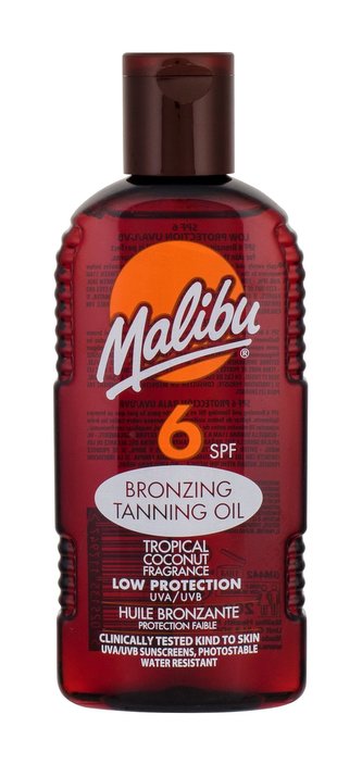 Malibu Bronzing Tanning Oil Opalovací přípravek na tělo 200 ml SPF6 pro ženy
