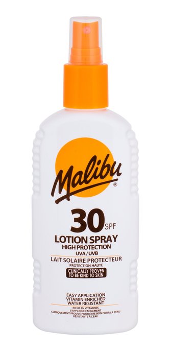 Malibu Lotion Spray Opalovací přípravek na tělo 200 ml SPF30 unisex