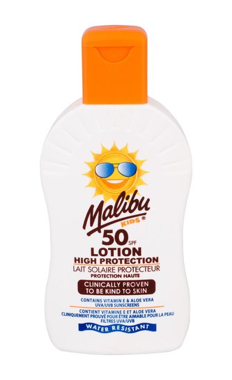 Malibu Kids Opalovací přípravek na tělo 200 ml SPF50 pro děti