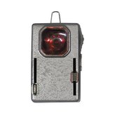 Svítilna POLSKÁ čtvercové sklo ZELENÁ použitá