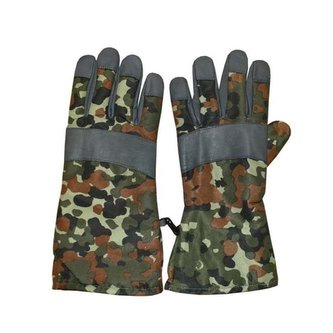 Rukavice prstové FLECKTARN kožené dlaně vel.8