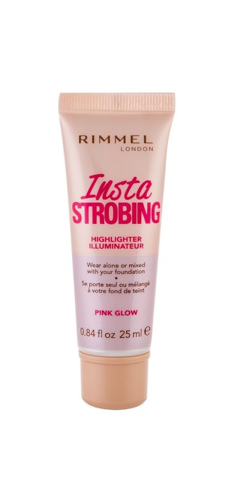 Rimmel London Insta Rozjasňovač Strobing 25 ml Pink Glow pro ženy