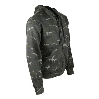 Mikina s kapucí a zipem BTP BLACK vel.XXL