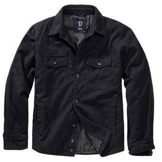 Košile LUMBERJACKET dlouhý rukáv flanel ČERNÁ vel.M