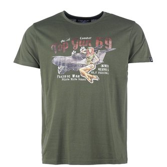 Triko krátký rukáv PIN UP ZELENÉ vel.M