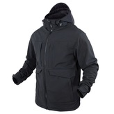 Parka OVERCAST SOFTSHELL ČERNÁ vel.L