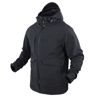 Parka OVERCAST SOFTSHELL ČERNÁ vel.L