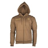 Mikina TACTICAL se zipem DARK COYOTE vel.3XL