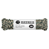 Šňůra PARACORD polyester 550LB 15 m 4mm WOODLAND