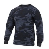 Triko s dlouhým rukávem MIDNIGHT BLUE CAMO vel.M