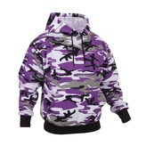 Mikina s kapucí ULTRA VIOLET CAMO vel.M