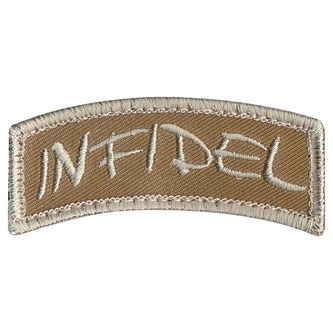Nášivka INFIDEL velcro DESERT