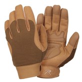Rukavice MILITARY MECHANICS COYOTE BROWN vel.XL