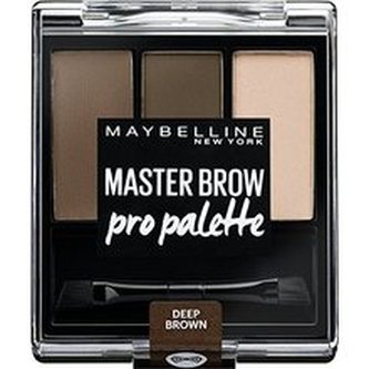 Maybelline Master Brow Set a paletka na obočí Pro Palette 6 g Deep Brown pro ženy