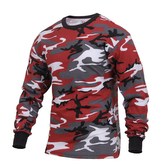 Triko s dlouhým rukávem RED CAMO vel.3XL