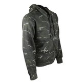 Mikina s kapucí a zipem BTP BLACK vel.L