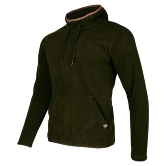 Mikina s kapucí COUNTRY fleece DARK OLIVE vel.L