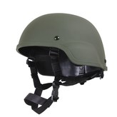 Helma MICH 2000 plastová US ABS ZELENÁ s polstrováním