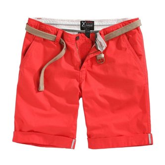 Kraťasy XYLONTUM CHINO ČERVENÉ vel.XXL