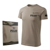 Triko PILOT HNĚDÉ vel.XL