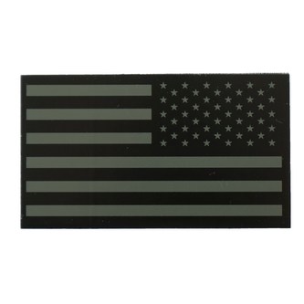 Nášivka IFF IR vlajka USA VELCRO reverzní ZELENÁ