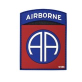 Nášivka 3D plastová AIRBORNE 82nd BAREVNÁ
