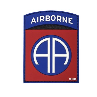Nášivka 3D plastová AIRBORNE 82nd BAREVNÁ