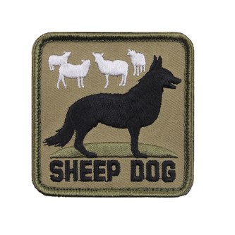 Nášivka SHEEP DOG velcro