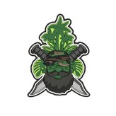 Nášivka BEARDMAN PATROL velcro