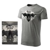 Triko Lockheed SR-71 BLACKBIRD ŠEDÉ vel.S